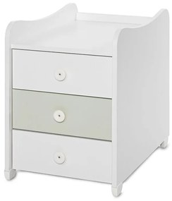 LORELLI Classic Трансформиращо се легло-люлка 70/160 см. MAXI PLUS БЯЛО/MILKY GREEN