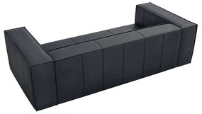 Тъмносин кожен диван 227 cm Madame – Windsor &amp; Co Sofas