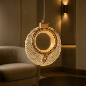Висяща Кристална Лампа LHJ110-1CP LIGHT ROSE GOLD