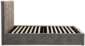 Тапицирано легло Raziel-Кафяво-160x200-Lift-Storage