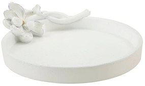 Декоративен поднос от полиресин ø 21 cm Magnolia – Mauro Ferretti