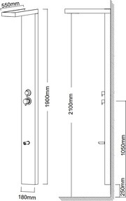 Душ Thea със смесител Icos