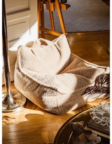 Светлокафяв детски пуф от букле Chair – Wigiwama