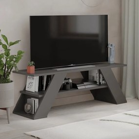 Меламинов ТВ шкаф Farfalla в антрацитен цвят 120x33,5x40см.