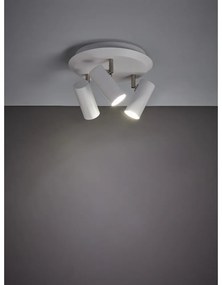 Бяла стенна лампа Barcelona Tres - Markslöjd