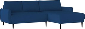 Ъглов диван Солас-син-десен