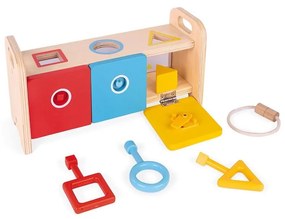 Janod - Дървена интерактивна играчка MONTESSORI 10 бр.