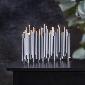 Бяла коледна светлинна украса Note - Star Trading