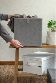 Сива текстилна кутия за съхранение 32x31,5x31,5 cm Soft Storage Cube – Bigso