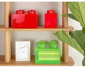 Зелена пластмасова детска кутия за съхранение 25x25x18 cm – LEGO®