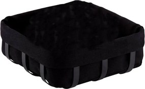 Панер за хляб OLIVER BROWN OB-1225-B, 21х21х8.5 см, Метал, Текстил, Черен