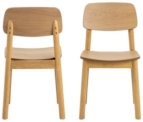 Трапезен стол в естествен цвят Barlow – Actona