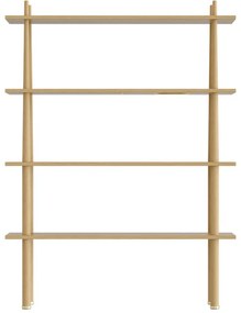 Модулна система от рафтове в дъбов декор в естествен цвят 110x148 cm Stories - UMAGE