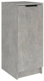 811416 vidaXL Шкаф за обувки, бетонно сив, 30x35x70 см, инженерно дърво