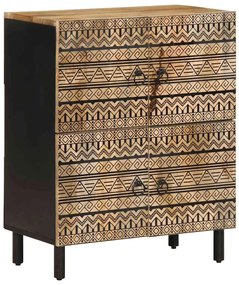 4018654 vidaXL Бюфет 60x33,5x75 см грубо мангово дърво масив