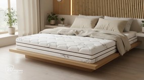 Матрак Sleepy, Bamboo 720 см - РАЗОПАКОВАН, 180x200x20, Среден към твърд, Eластична пяна, Мемори пяна, Високоеластична пяна