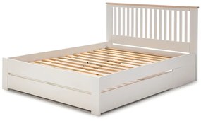 Бяло чекмедже под леглото 137 x 147 cm Enara - Marckeric