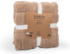 Кафяво одеяло от микроплюш 150x200 cm Rena – Tiseco Home Studio