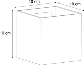 Модерна външна стенна лампа тъмночервена с LED IP54 - Edwin