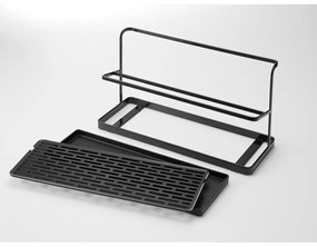 Черна метална тава за капки за бутилки Tower - YAMAZAKI