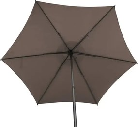 Прав накланящ се чадър Hesperide Soya, 2.7 m - Таупе