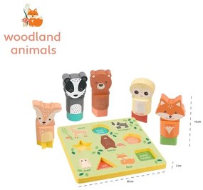 3D Пъзел с животни - Woodland Animals