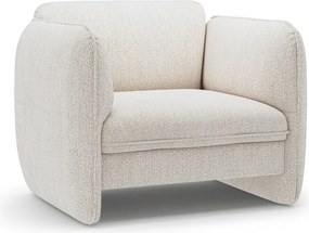 Кремаво шенилово кресло Georgia – Micadoni