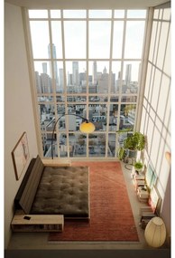 Сив/бежов ленен разтегателен диван 244 cm Base – Karup Design