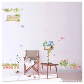 Комплект стикери за стена Happy House, 42x30 cm - Ambiance