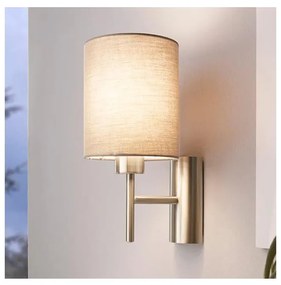 Eglo 94925 - Стенно осветително PASTERI 1xE27/60W/230V таупе