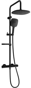 Mexen KX17 външен душ комплект с дъждовна глава и термостатичен смесител,