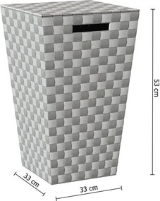 Кош за пране 5five Lise, Сив, 50 l