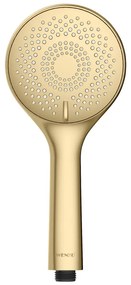 Матово златиста пластмасова икономична душ глава ø 11 cm Watersaving System – Wenko