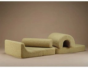 Зелен детски стол от букле Flipster – Wigiwama