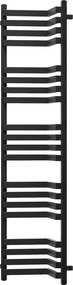 Mexen Loop ъглов радиатор за баня 1600 x 375 мм, 837 W, черен - W129-1600-350-00-70