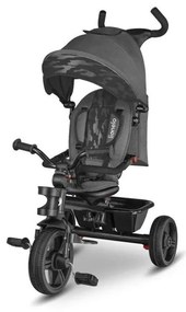 Lionelo - Детска триколка HAARI сива/черна