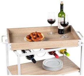 Маса за сервиране на колела 40x80 cm Rustico - Wenko