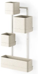 Пластмасови стенни/висящи кашпи в комплект от4 бр. за билки Cubiko – Umbra