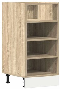 854204 vidaXL Долен шкаф Riga Дъб Сонома 40x44,5x81,5 см, инженерно дърво