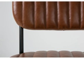 Кафяв трапезен стол в цвят коняк Jake Worn - White Label
