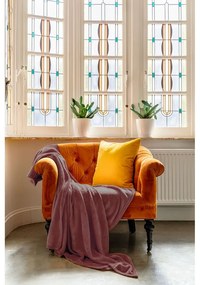 Покривка за двойно легло от микроплюш в цвят бордо 220x240 cm Cosy - Tiseco Home Studio