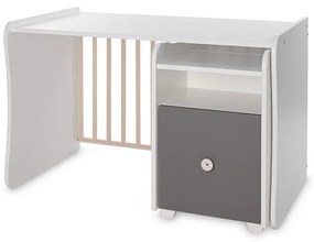 LORELLI Classic Трансформиращо се легло-люлка 70/160 см. ТРЕНД ПЛЮС БЯЛО/ STONE GREY