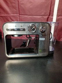 Втора ръка: Еспресо машина Oliver Voltz OV51171H, 1450W, 15 bar, 1L, Подгряване на чаши, Авт. изключване, Инокс/черен