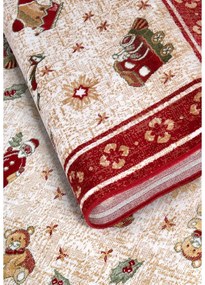 Червен килим с коледен мотив със смес от памук 160x230 cm Toy's Delight Red Christmas – Villeroy&amp;Boch