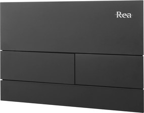Бутон за тоалетна K011A-Q и Slim024N Rea T Black Matt