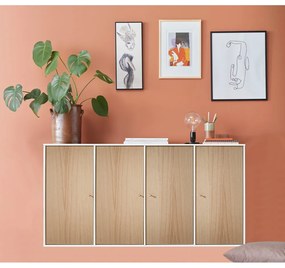 Бяла модулна система от рафтове 136x69 cm Mistral Kubus - Hammel Furniture