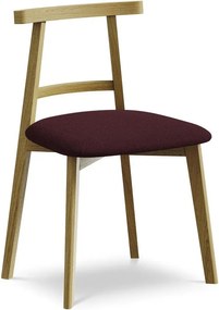 Бордо трапезен стол от масивна дървесина Ohelo – Makamii