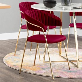 Кухненски стол Byron-Бордо (4) парчета