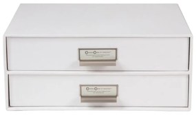 Бяло двуетажно чекмедже за документи , 33 x 22,5 cm Birger - Bigso Box of Sweden
