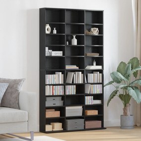 CD шкаф Sonata H Черен Дъб 101x23x177.5 см от Инженерна Дървесина